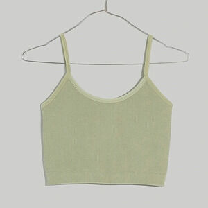 New Madewell Seamless Crop Cami Forgotten Landscape